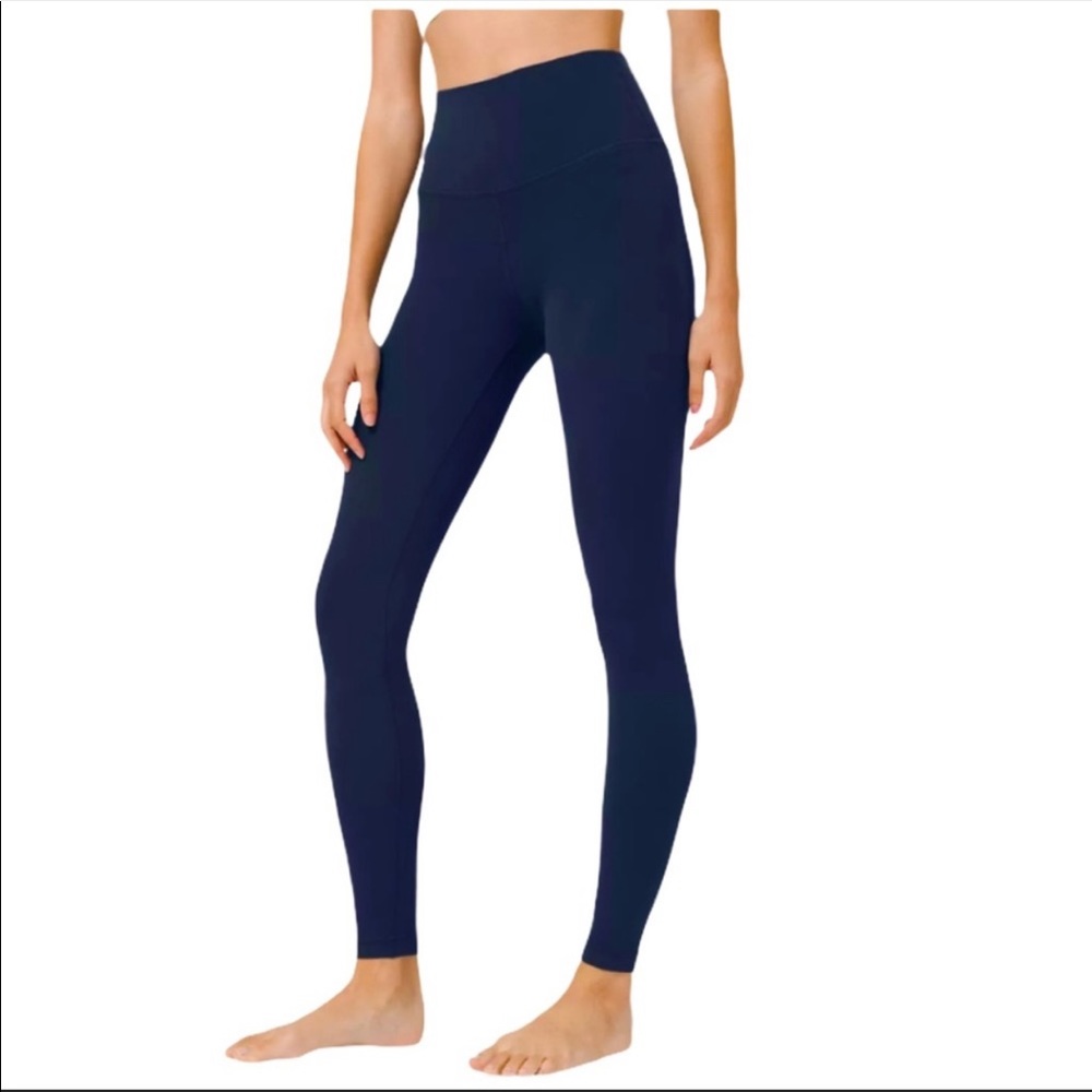 NWT Lululemon Align High Rise Pant 28"  Black - Picture 5 of 12